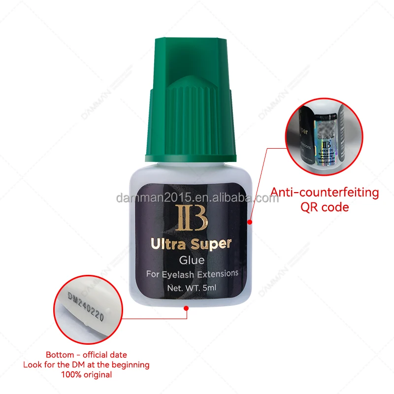 I-Beauty Eyelash Extension - IB Ultra Super Glue 5ml Long Lasting Strong Adhesive For Eyelash Extension