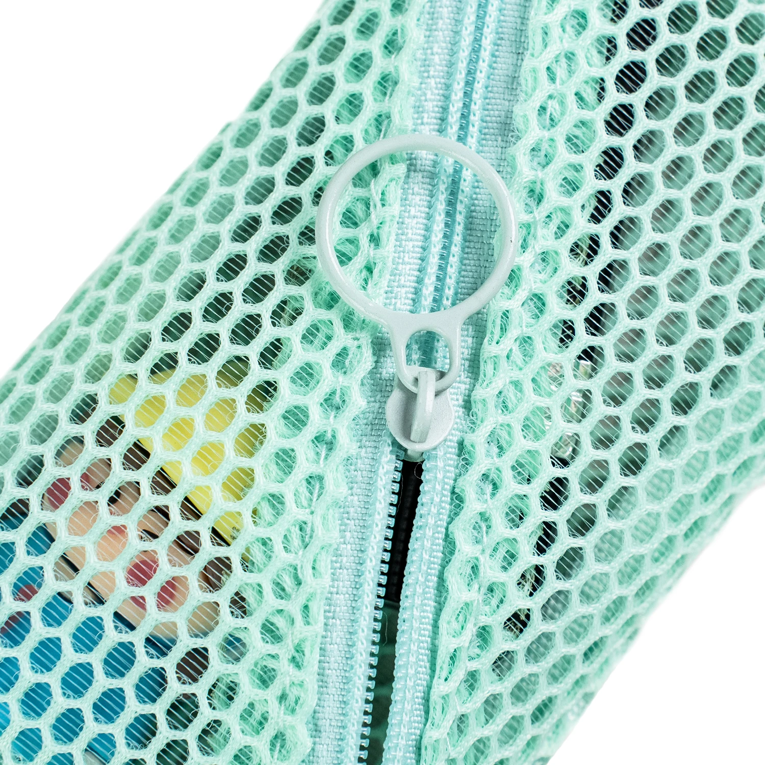 Custom Personalized Diagonal Small Zipper Coin Purse Mesh Lipstick Bag Keychain For Schoolbag Tote Bag Hanging Accessories