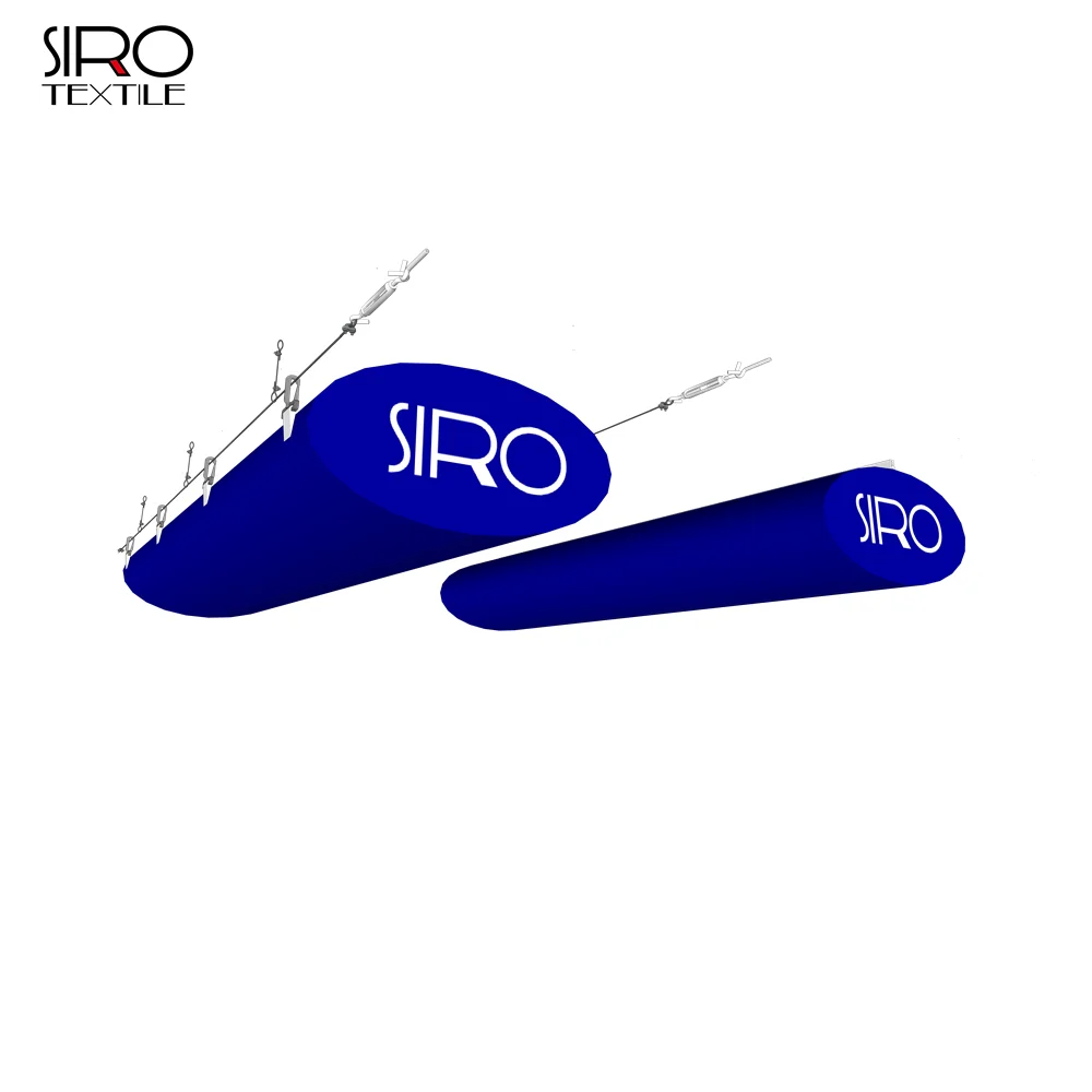 irregularly shaped oval/ellipse hvac fabric ducting