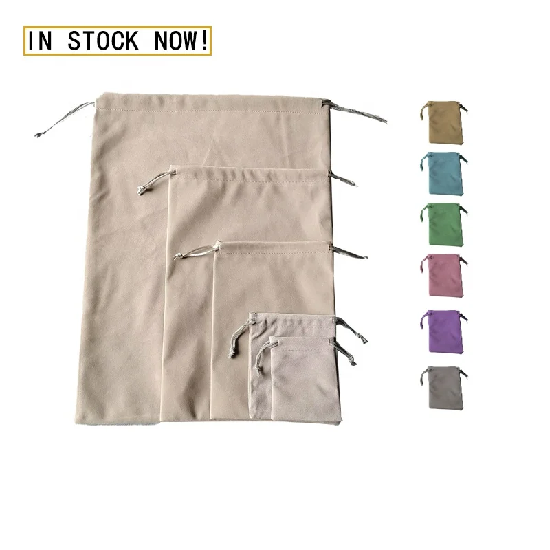 Sympathybag jewelry velvet pouch drawstring Bag for jewel gift jewelry packaging pouch bag custom logo