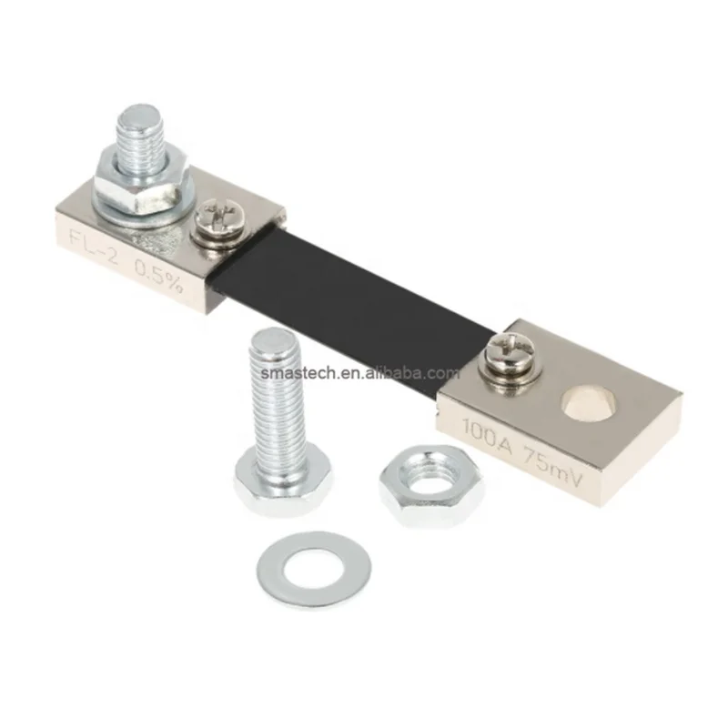 FL-2 DC 75mV 100A Current Shunt Resistor For Meter Amp Analog Panel Ammeter VoltMeter