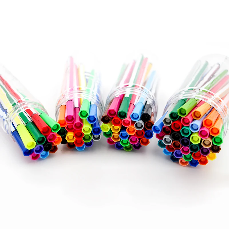 Non-toxic 12 Assorted Children Color Marker Pen Promotion Custom Gifts Colored Pen
