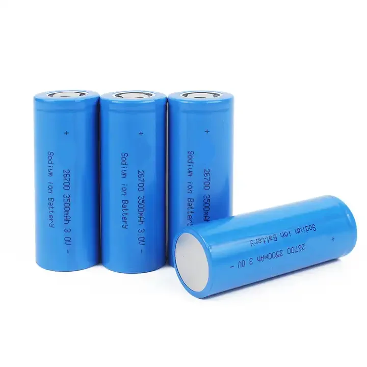 Глубокий разряд 26700 Natrium-Ionen-Batterie 3,0 В 3500 мАч Natrium Ionen Batterie 26650 Natrium-Ion Akku