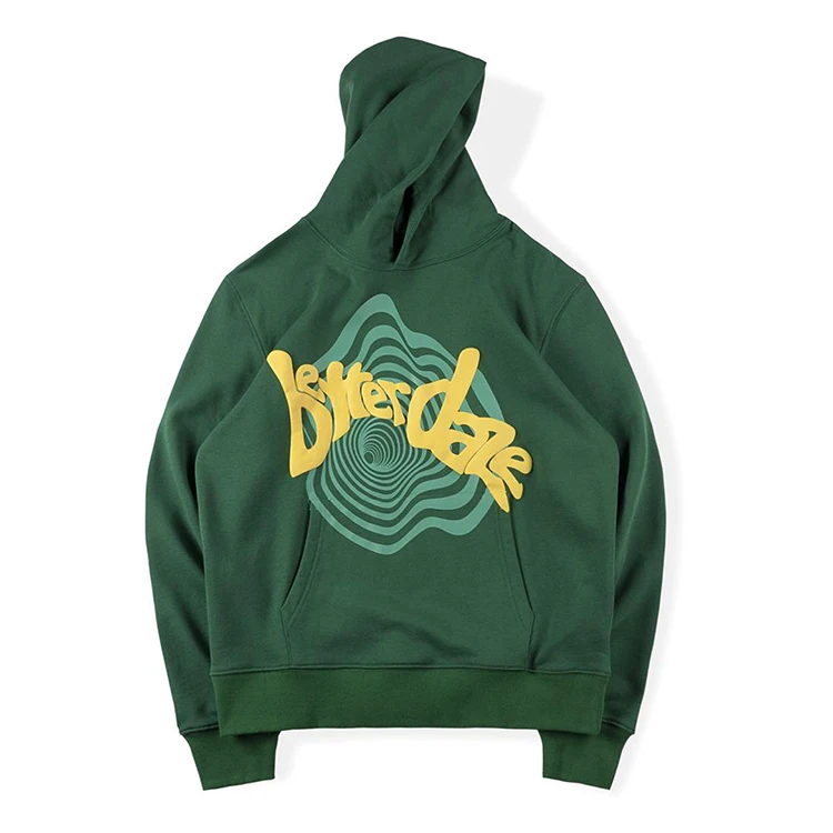 huili hoodies manufacturer oem odm customized 100% cotton heavy weight hoodie men custom 3d puff print graphic hoodie