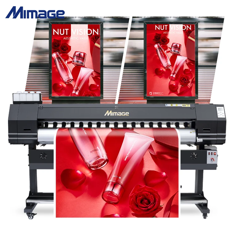 Large Format Sticker Print And Cut Plotter Eco Solvent Printer And Cutter