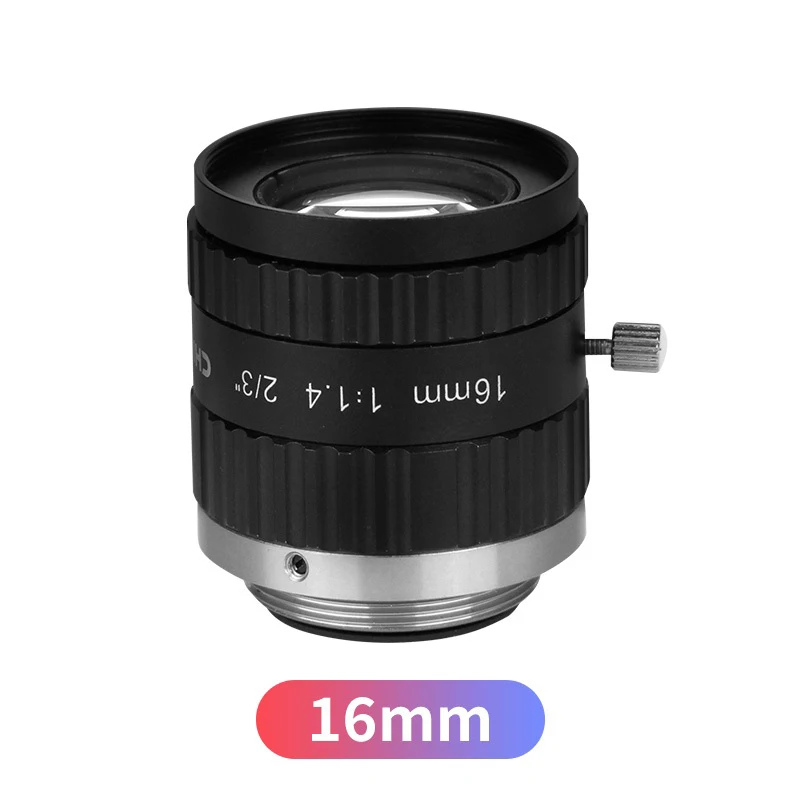 5 МП ручной объектив видеонаблюдения 8 мм 12 мм 16 мм 25 мм 35 мм 50 мм объектив с фиксированным фокусным расстоянием F2.0 2/3 C