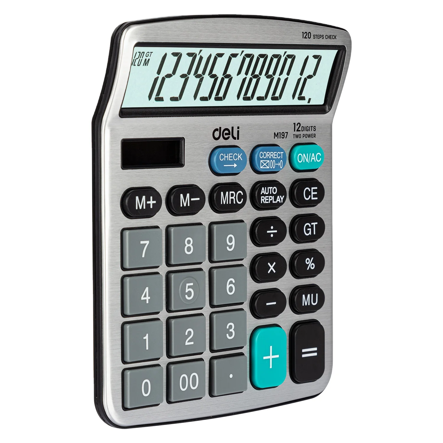 Deli EM19710 Настольный калькулятор металлический 12-значный
