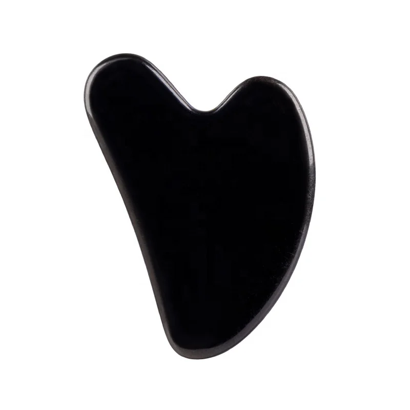 Heart Shaped Gua Sha Guasha Board Pink Rose Quartz Jade Stone Scraping Massage Tool Gua Sha Board
