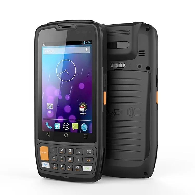 LTE 4 г Android 7 0 Ручной 1D 2D сканер штрих кода NFC считыватель прочный КПК