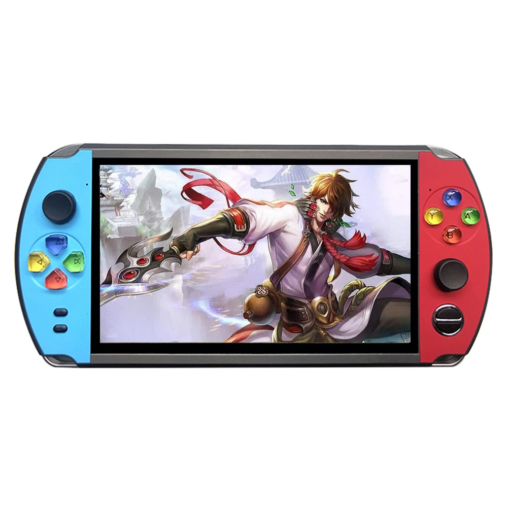 Support TV output video game consoles  7 inch large screen physical buttons handheld game player