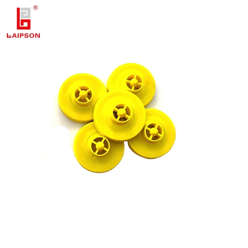 TPU Round 134.2Khz RFID HDX Animal Ear Tag For Cattle Sheep Pig Farm