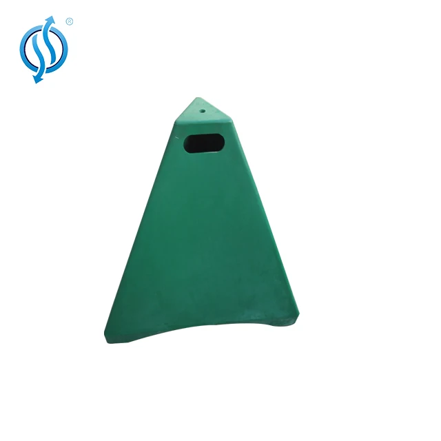 pyramid cone Green 90cm height  Adhesive Sticker PE Traffic Cone For road Safety Customized Colors