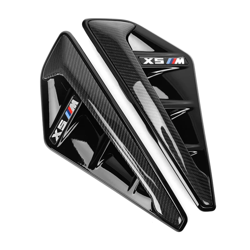 Carbon fiber front Fender splitter replacement For BMW X5 G05 Pre LCI Sport line 2019-2022 Front Air Vent Trims cover