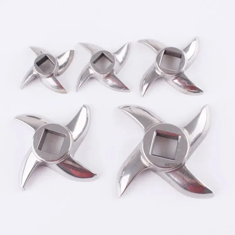 Size 32 Meat Mincer Spare Parts Meat Grinder Components Stainless Steel Knives And Plate