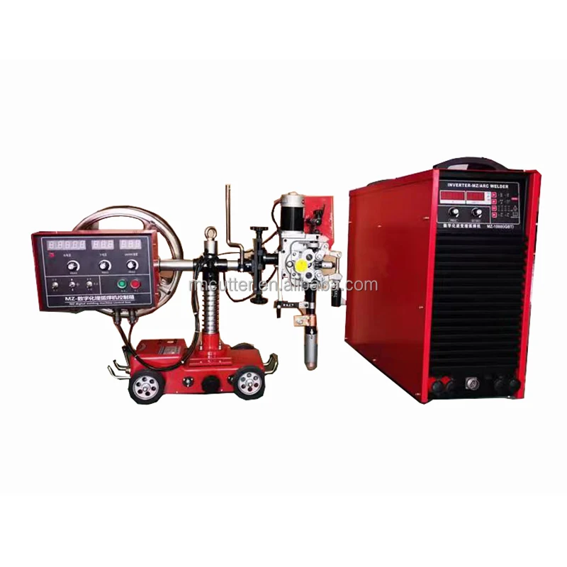 Submerged arc welder and welding trolley