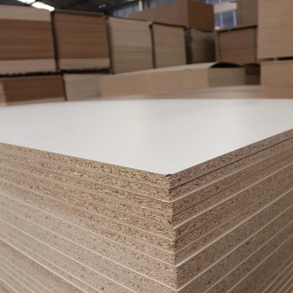 1220x2440mm white melamine laminated chipboard for furniture