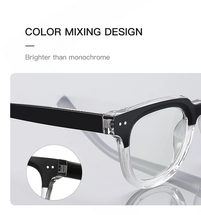 High Quality Flexible Spring Hinge Women Men Prescription Glasses Anti Blue Light Eyeglasses Frame