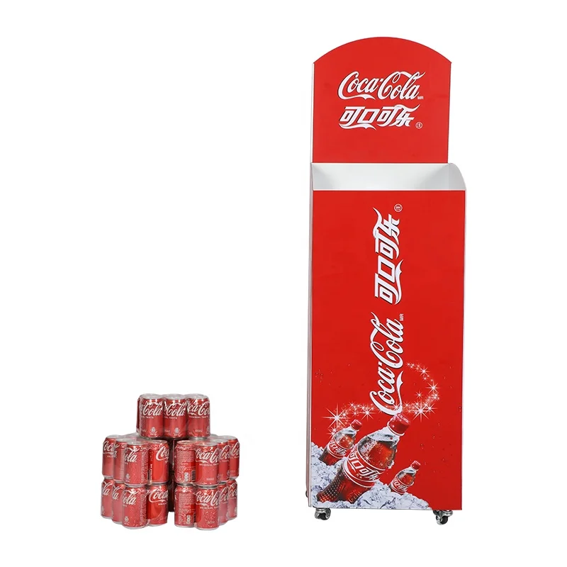 330ml cans auto lift display stand drinks automatic lifting display shelf beer automatic rising-lowering display rack