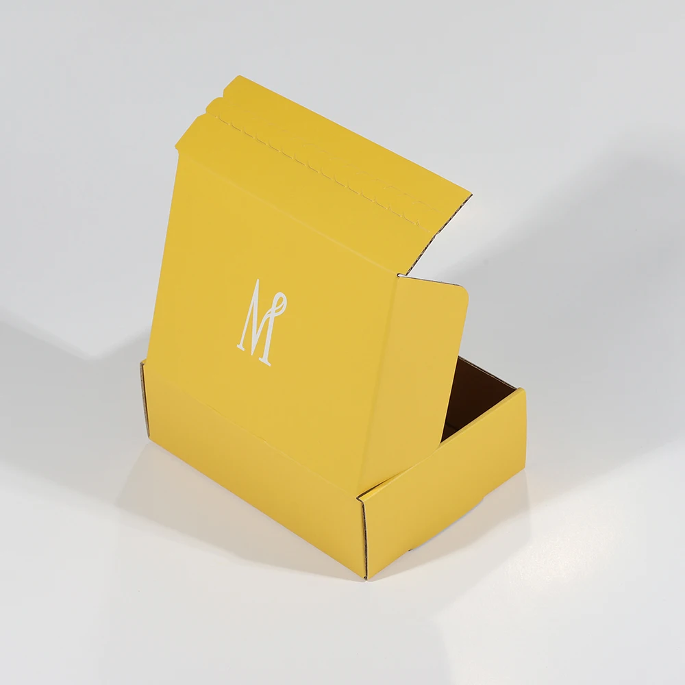 Custom logo printed corrugated wholesale color shipping box