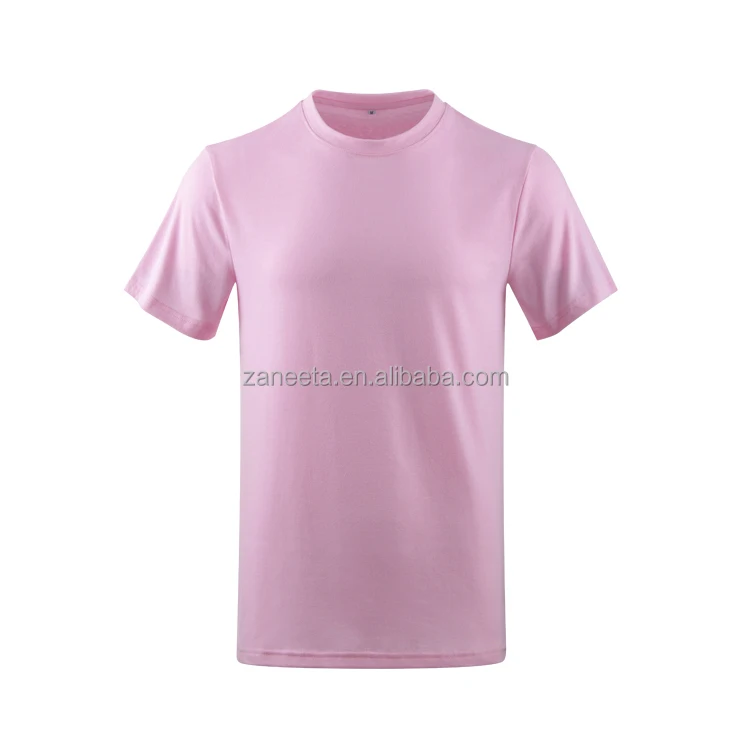 Sublimation Printing Blank 100% Polyester O-Neck Gray Polyester Plus Size Men Polyester T-shirt Blank