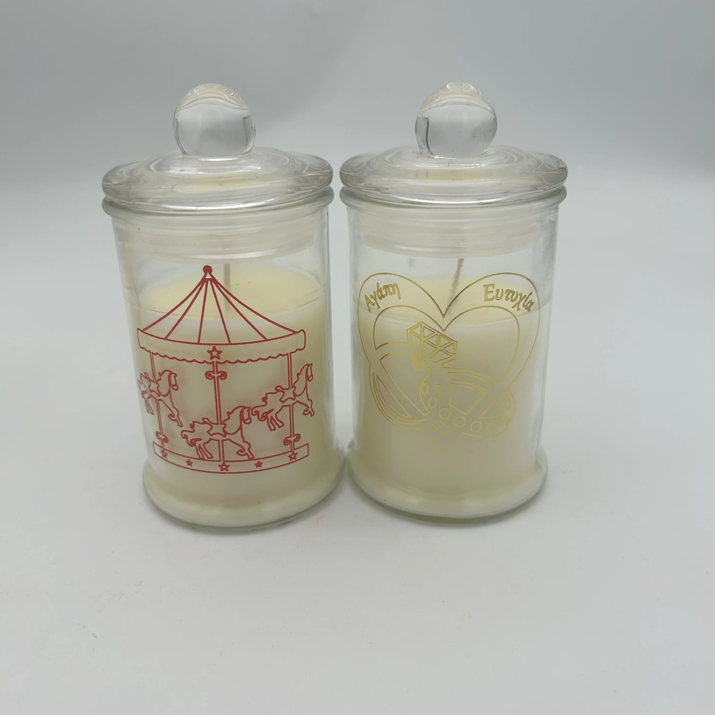 Neutral Ceramic Cup Christmas Deer Candle Cup Handmade Soy Wax Scented Candle