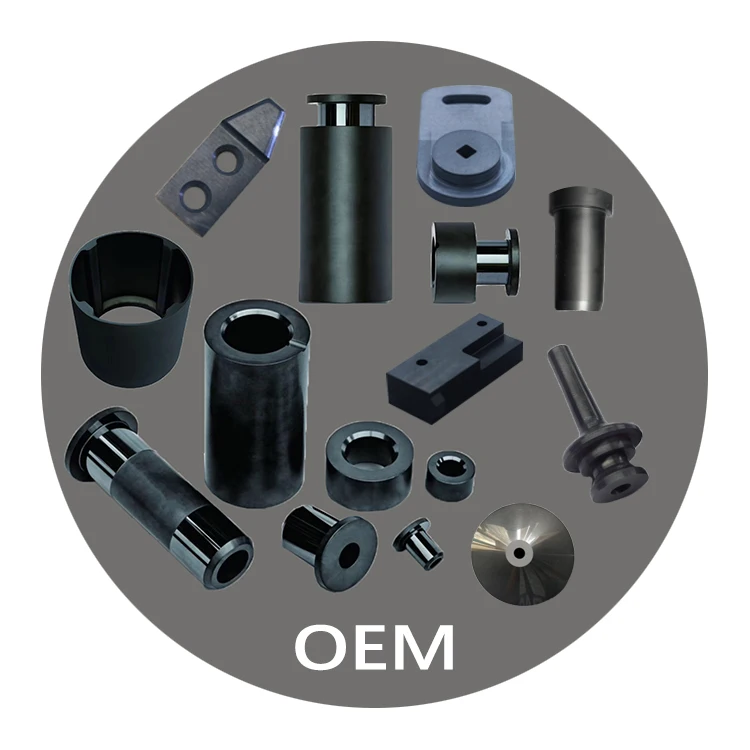 3X Ceramic Parts OEM Customization Manufacturer CNC Machining Original Factory Porous Sintered Black SIC Silicon Carbide Nozzle