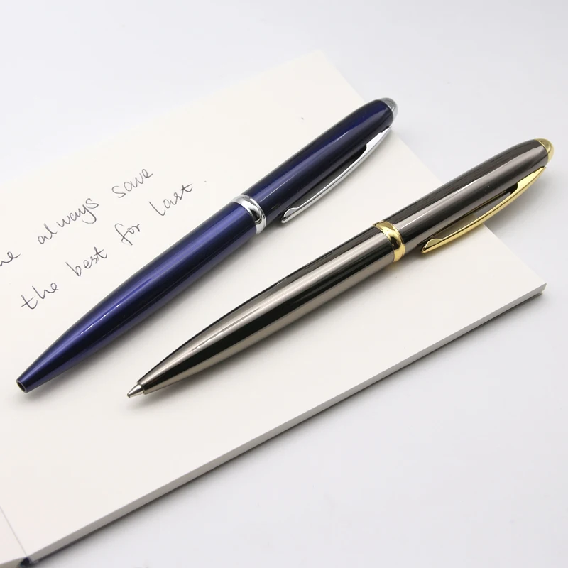 Шанхай Lingmo высокое качество тонкие простые Стильные ручки OEM шариковые ручки с индивидуальным логотипом