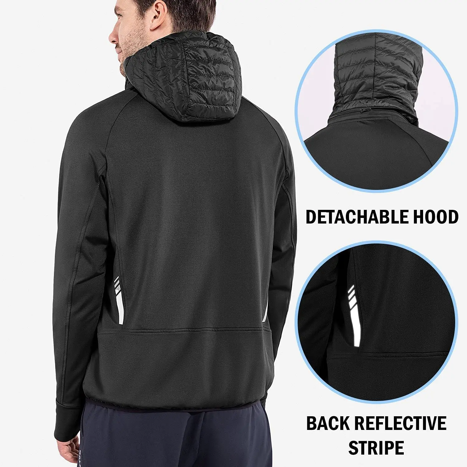 Winter warm mountaineering down jacket lightweight mixed jacket waterproof jacket