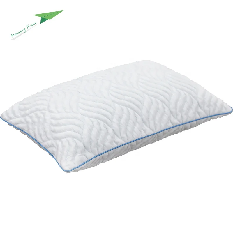 shredded memory foam pillow with gel infused for neck