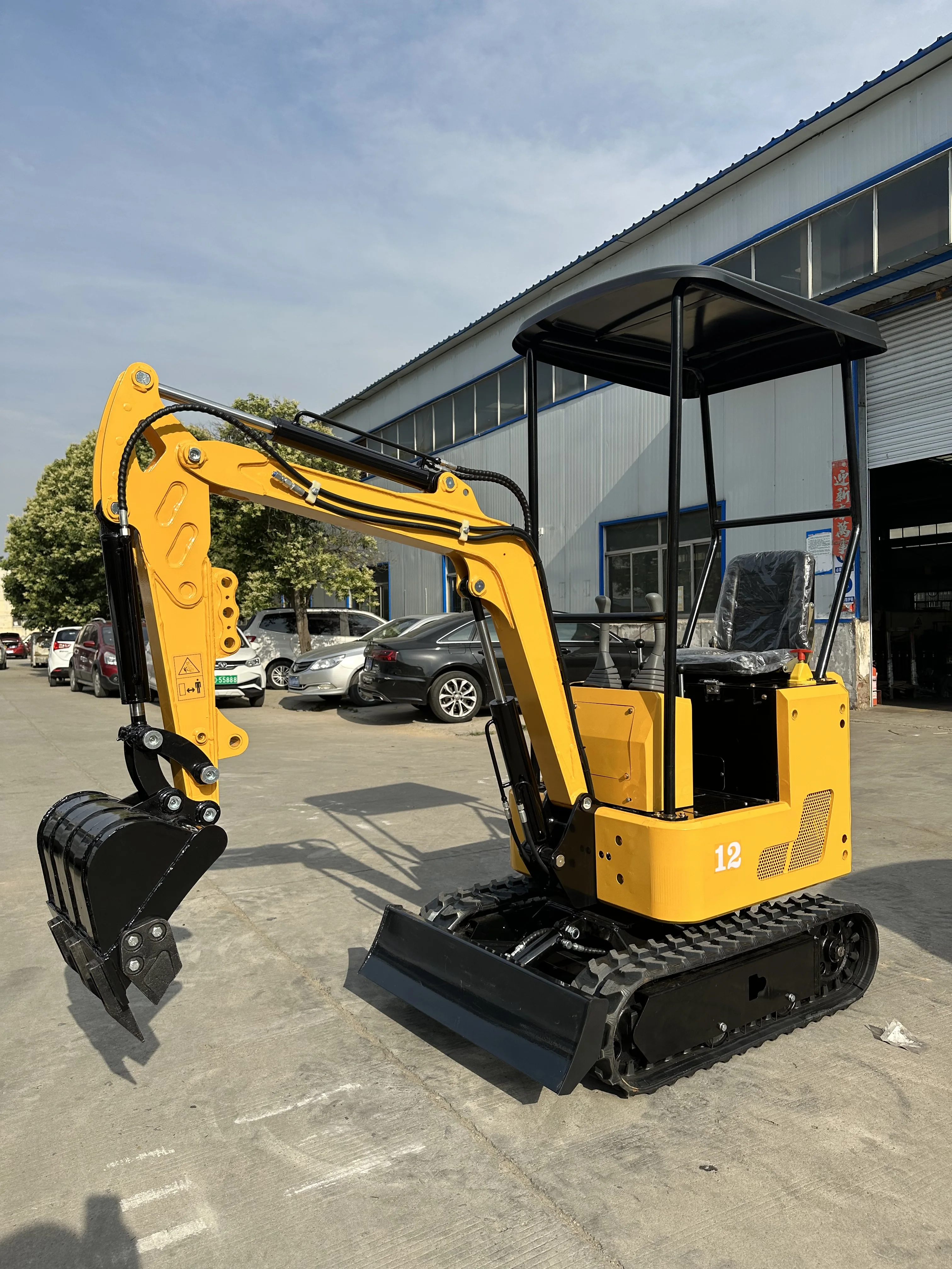 Free Shipping EPA Certified Mini Excavator 0.8 Ton to 4 Ton Crawler Type with Hydraulic Bucket Small Micro Digger Machine Sale