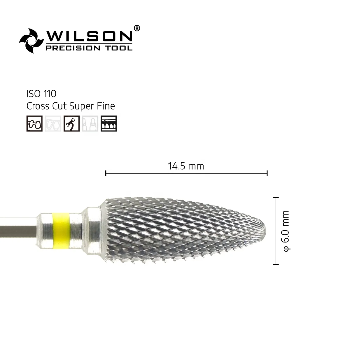 Высококачественные стоматологические боры RTS 5000129 из карбида вольфрама HP для обрезки зубных протезов используемые металлических/стоматологических заусенцев