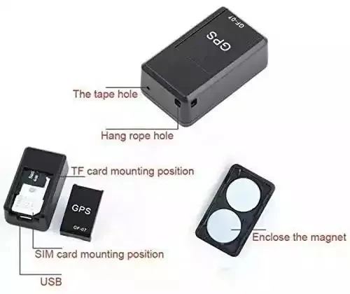 TOPSOURCE 2G Mini Car GPS Tracker GSM Tracking Device GPS Locator GF07 GF 07
