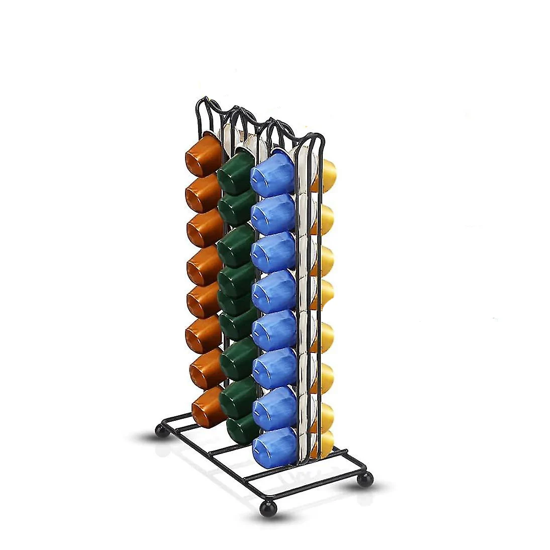 Coffee Capsule Holder,42 Pieces Coffee Pod Holder Organizer For Cabinet,Tabletop Cafe Bar Coffee Storage Rack