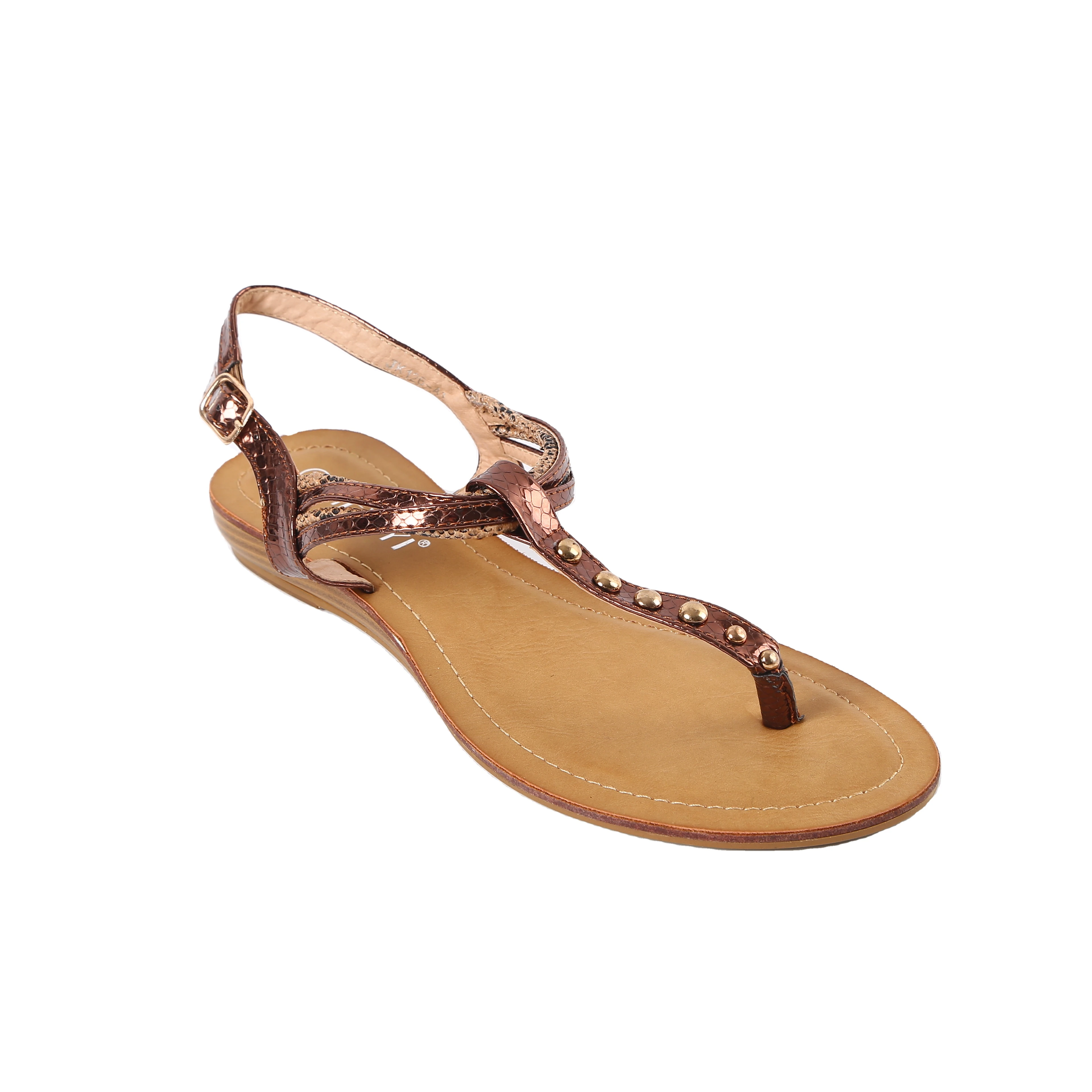 Wholesale fashion flat  with bags   luxury summer  2021 for women ladies flat sandals