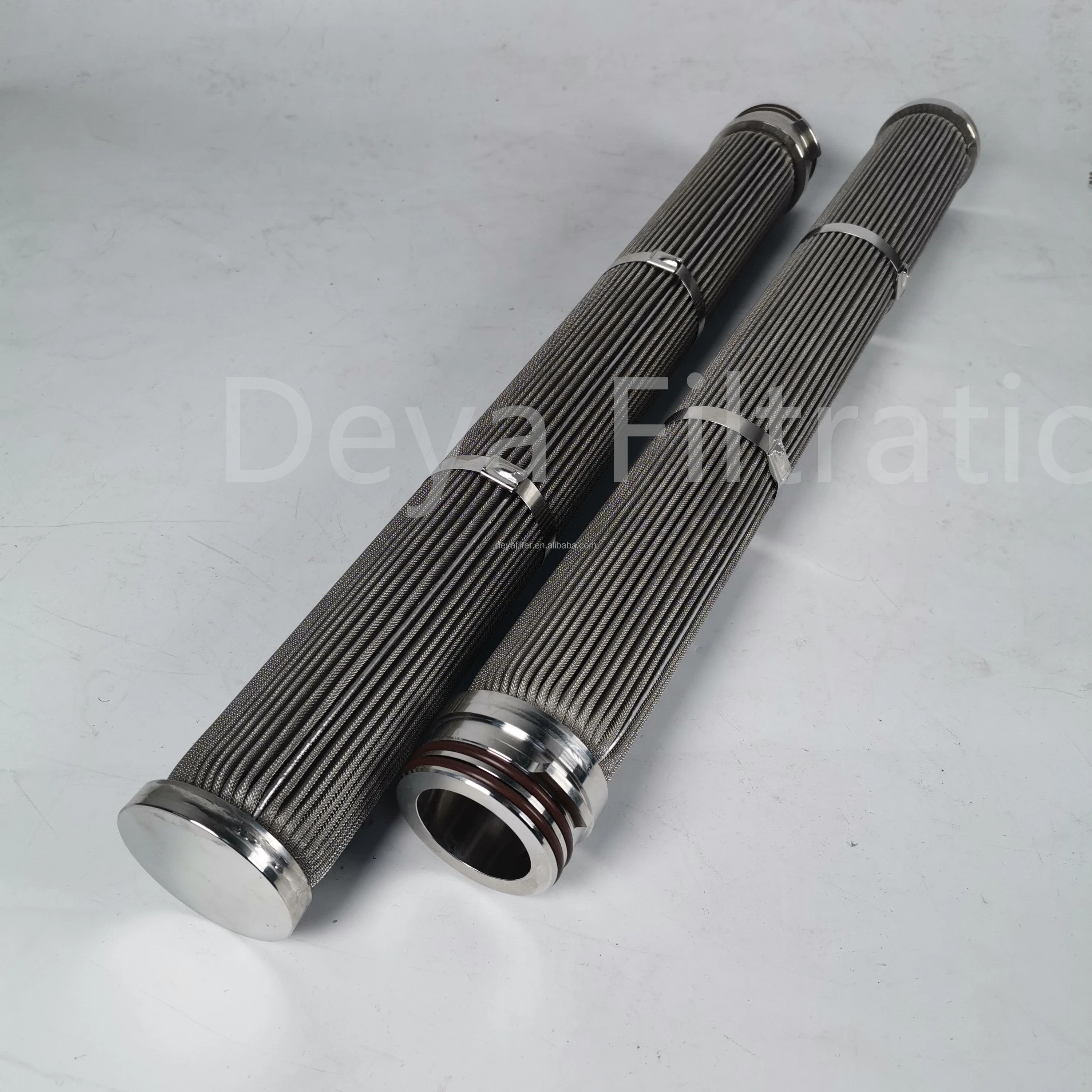 Customized Chemical Fiber Recycled PE PET PP Filtration System Pleated Metal Filter Element