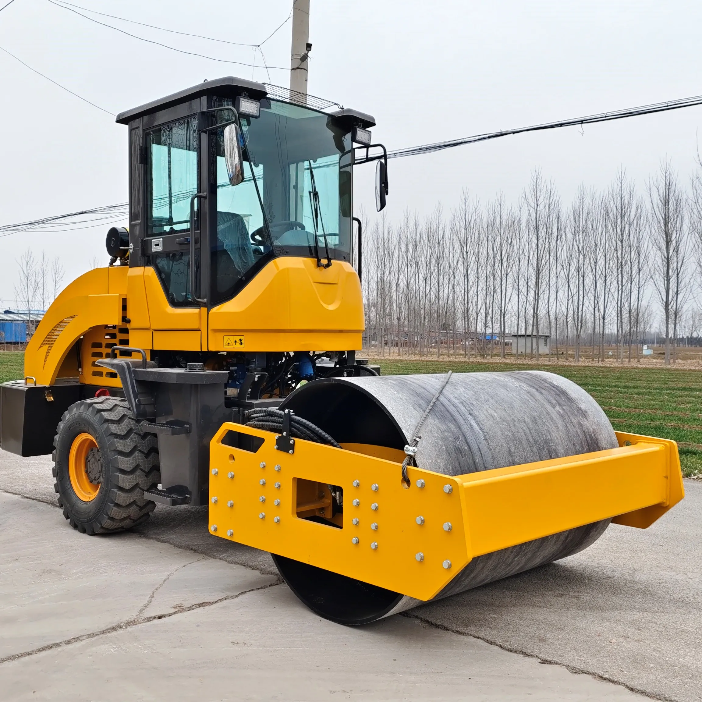 Construction machinery OEM EPA 1Ton 2Ton 3Ton 3.5Ton 6Ton 8Ton 10ton asphalt Vibratory ride on soil road roller compactor