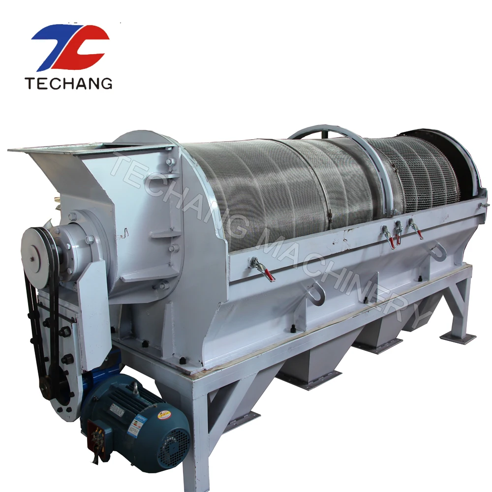 Sand vibrating screen separator/Roller Screen/Sawdust screening machine