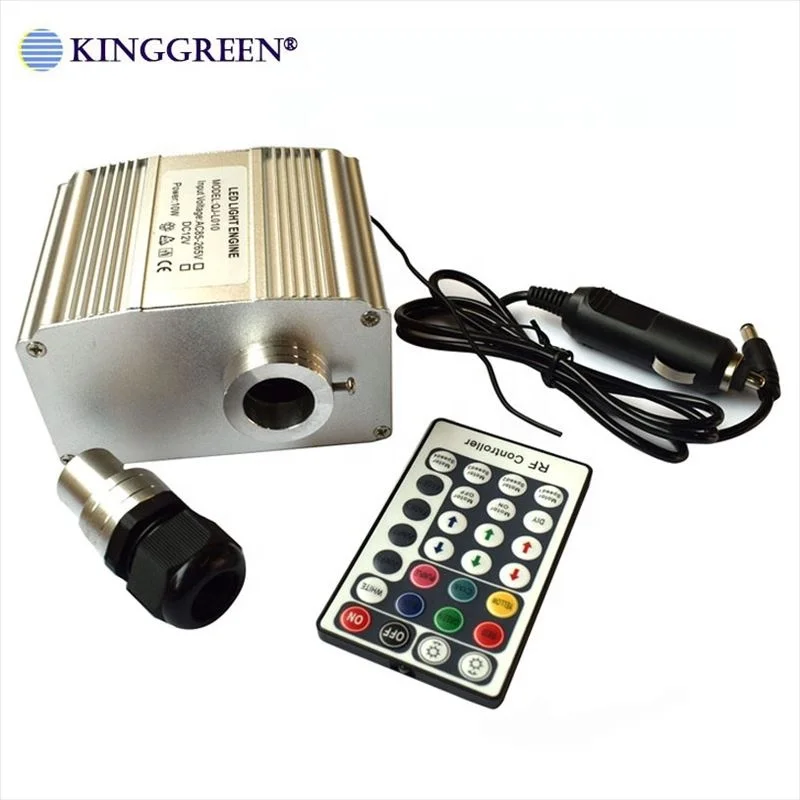 High Quality 10W Twinkle Fiber Optic Light Engine RGBW LED Fiber Optic Light illuminator For Car Starry Sky Ceiling Lighting
