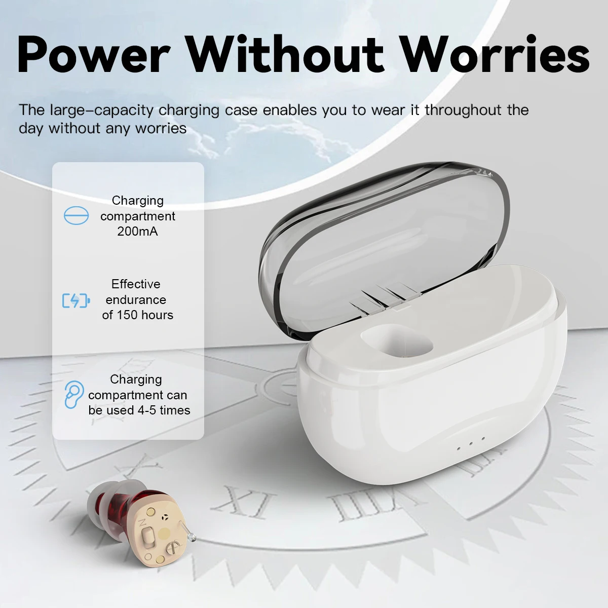 CIC Mini Hearing Aids Rechargeable Device Wholesale Hearing Aids For Senior Hearing Loss Manufacturer Digital Wireless Products