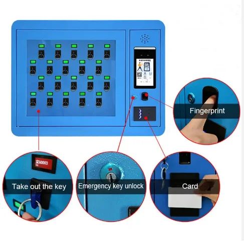 Smart key management cabinet high security storage car dealership rfid system wall mounted Self-service smart lock key cabinet
