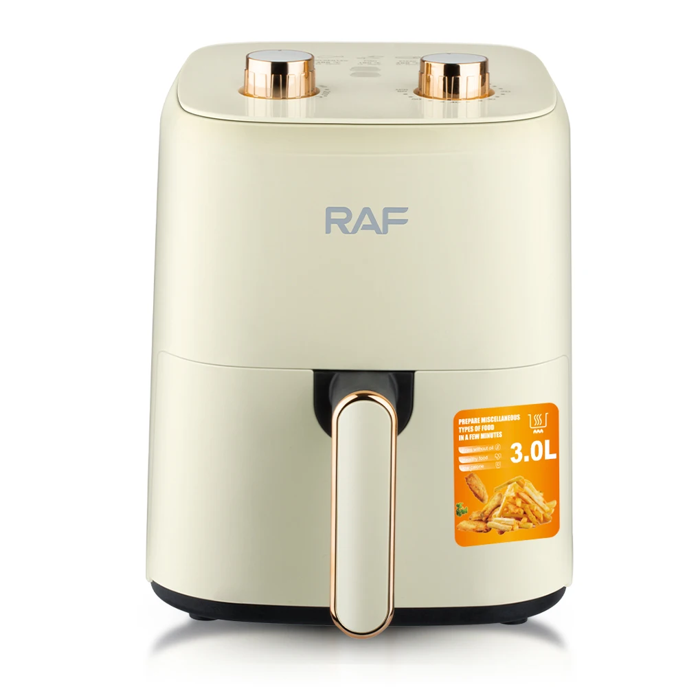 RAF Air Fryer For Kitchen Oil-free Low Fat No-turn Surface Healthy Pattern 360° Cyclic Heating Air Fryer