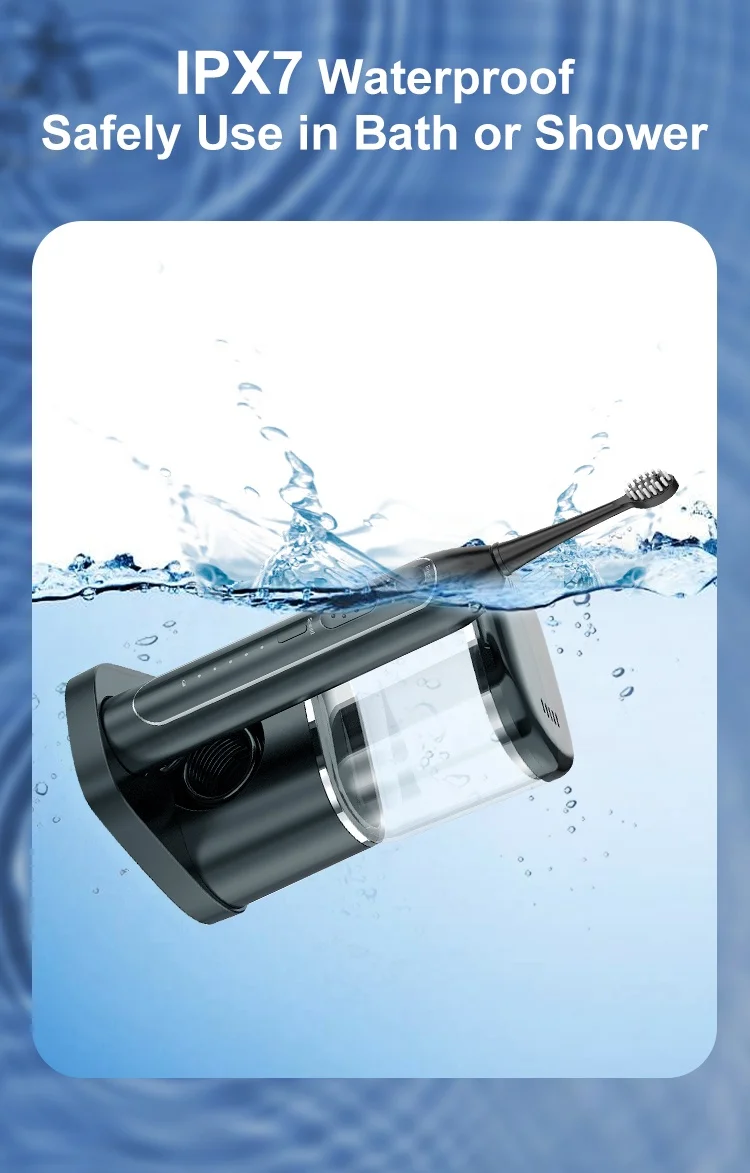rechargeable electric toothbrush Home Use dental care water flosser Ipx7 Waterproof water flosser cordless for teeth