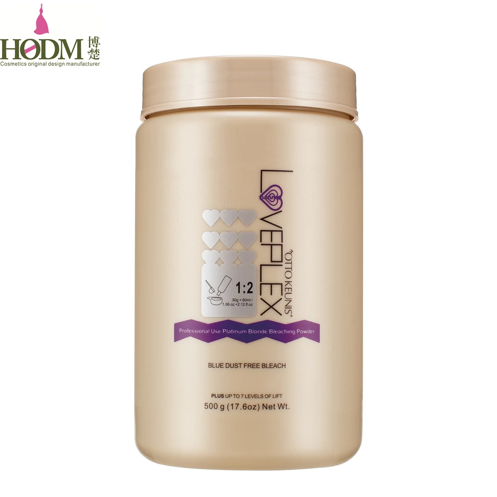 Wholesale factory price BLUE DUST FREE control lightening LOVEPLEX hair bleaching powder up to 7 levels of lift
