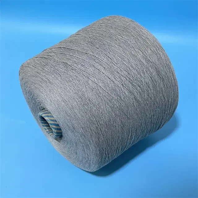 50% Viscose 28% poly 22% nylon yarn tr Polyester viscose blended yarn for knitting fabric