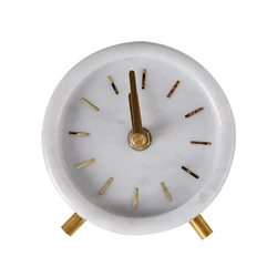 New Simple Nordic Style Clock Marble Desk & Table Digital Alarm Clock Home Decor