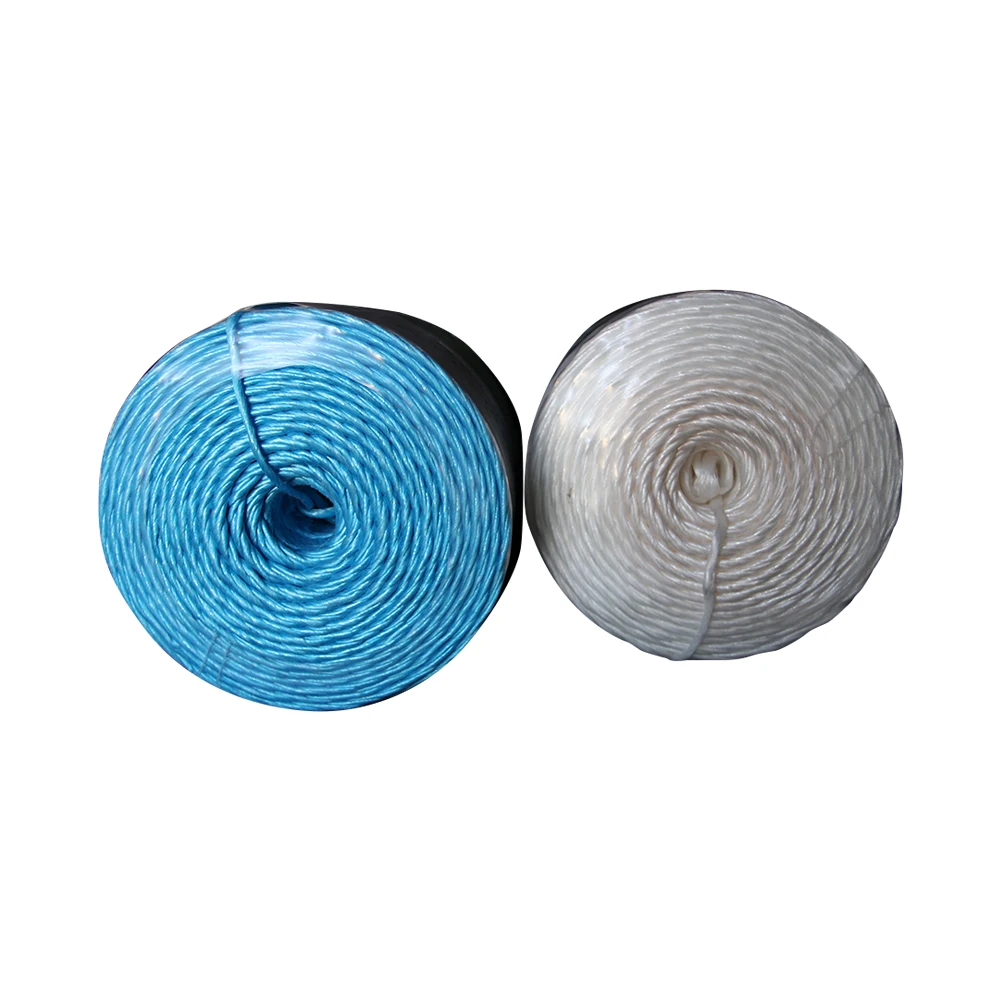 Colorful uv treated pp raffia twisted baler twine with high strength and competitive quality