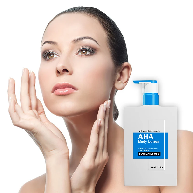 CALFLYN organic moisturizing Vitamin C brightening skin whitening aha body lotion