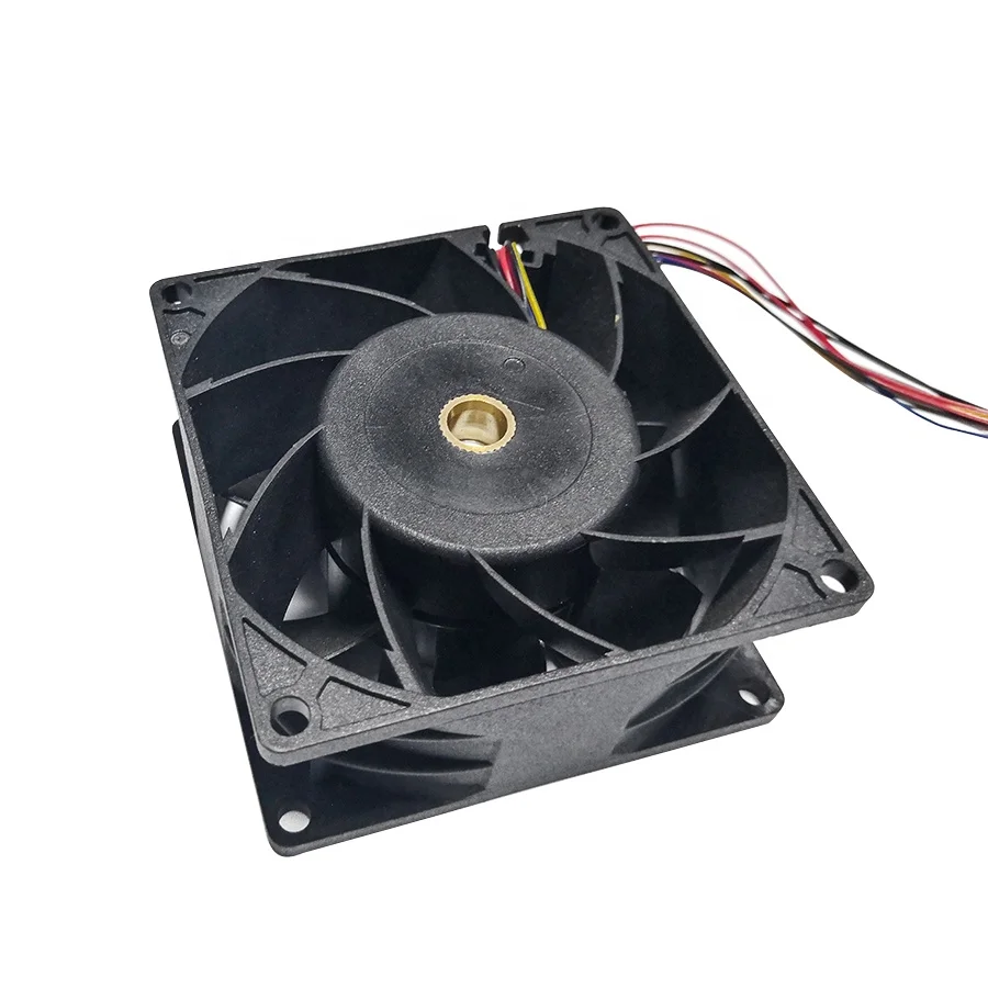 
High RPM DC Exhaust Fan 80x80x38mm Household Appliance 12v DC Ventilation Fan 12V DC Radiator Cooling Fan 