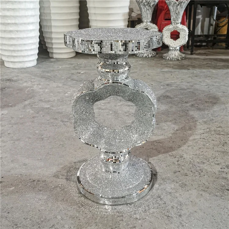 Antique European Wedding Home Decor Wholesale Colorful Fiber Glass Table for Home Ornaments