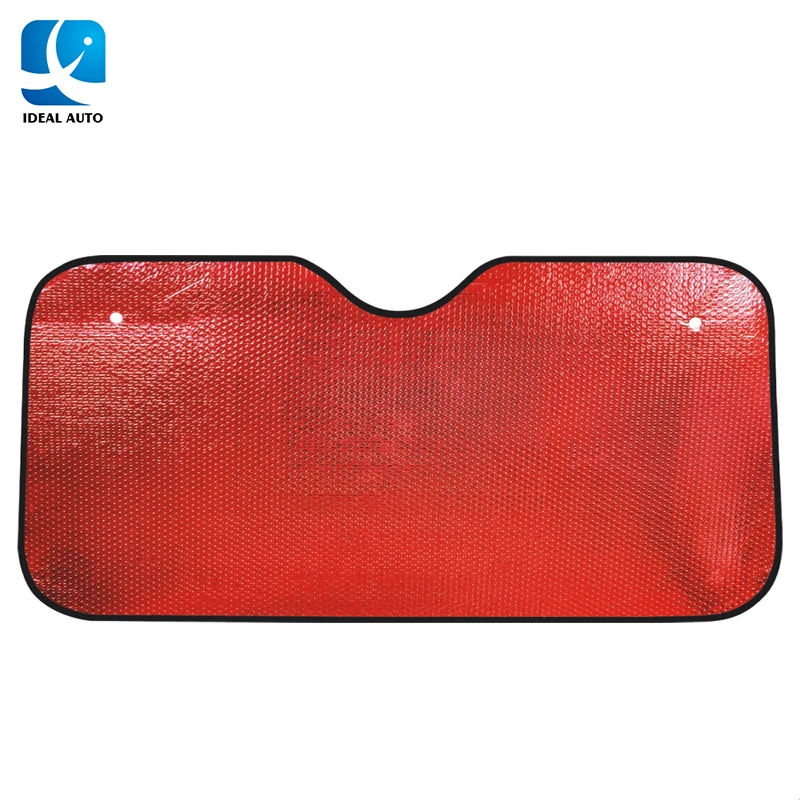 PE bubble printing front car sunshade car curtain